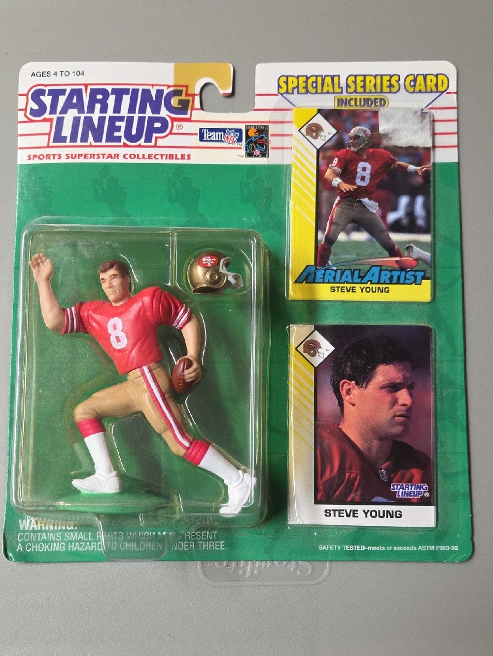 Steve Young Action Figure - Red & Gold